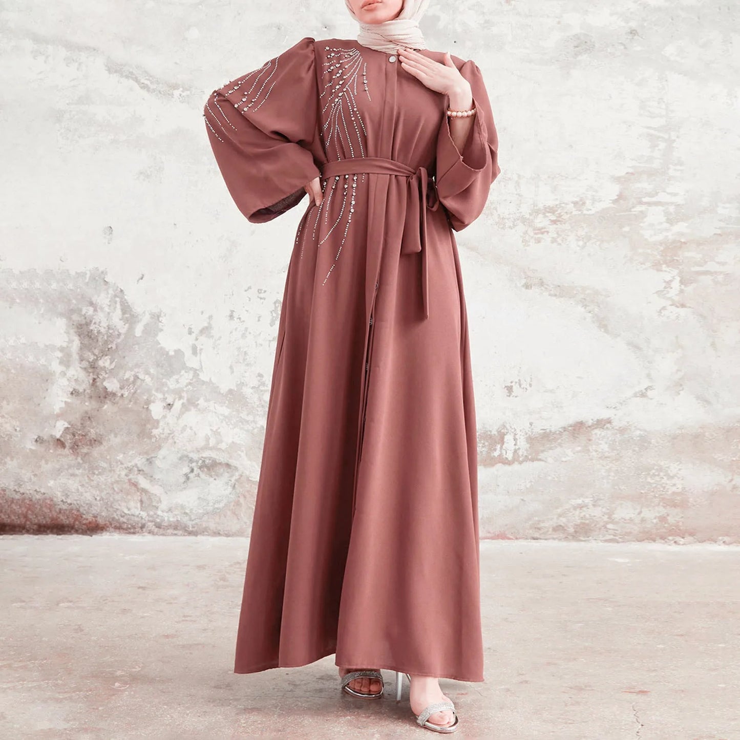 Abaya Kebaya  Muslim Kaftan Modest Dress For Women