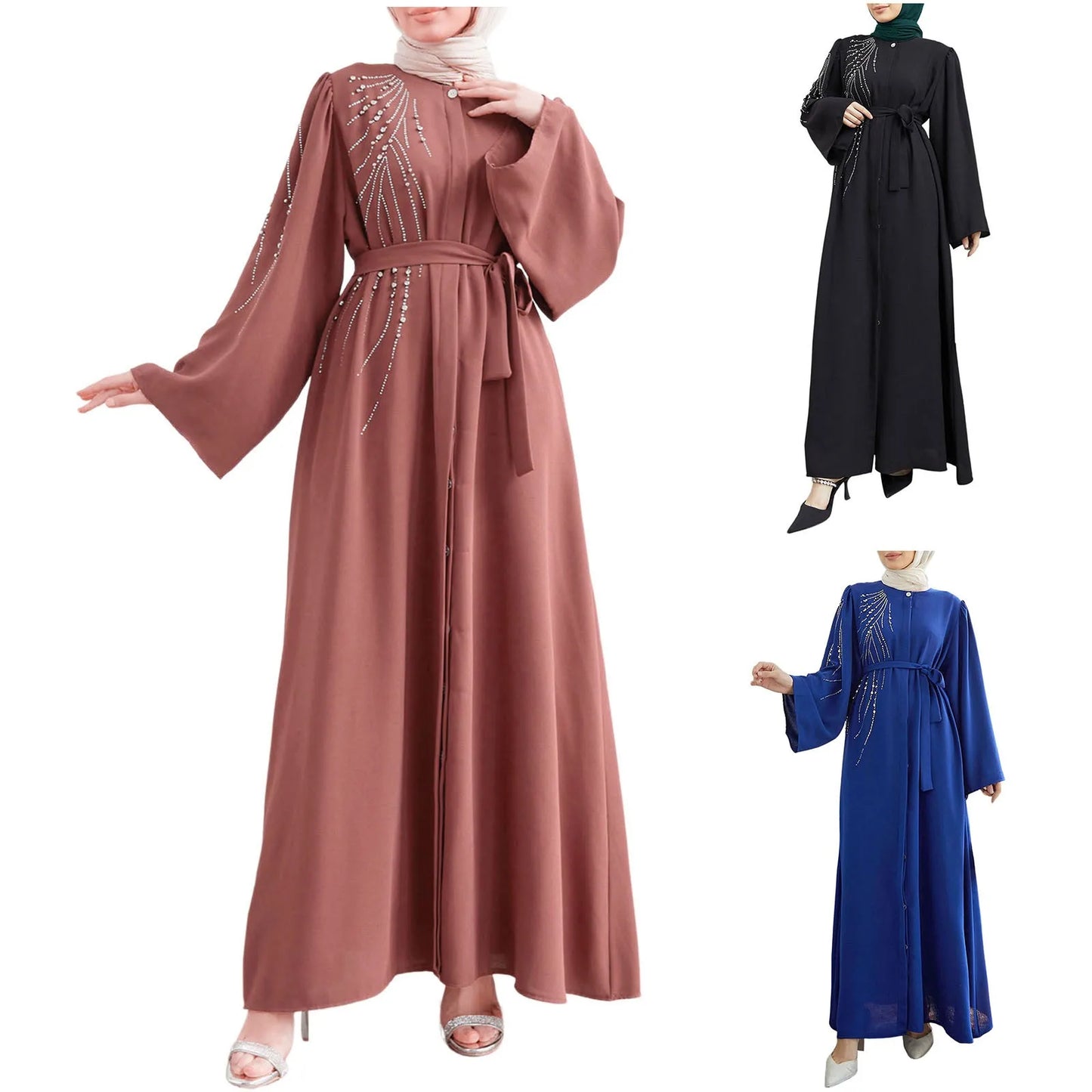 Abaya Kebaya  Muslim Kaftan Modest Dress For Women